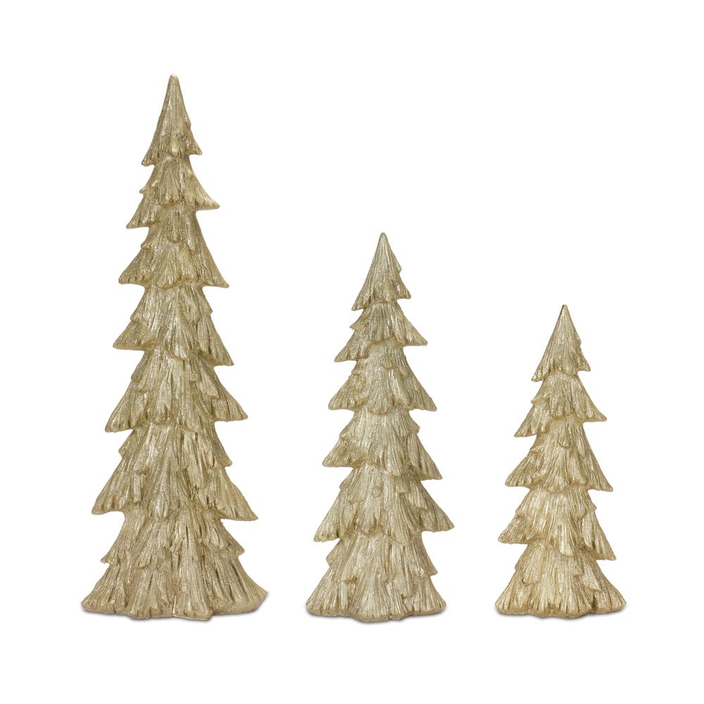Tree (Set of 3) 15"H, 18"H, 25"H Resin. Picture 1