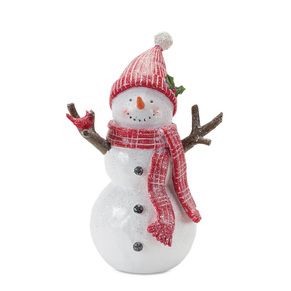 Snowman (Set of 2) 10"H, 11"H Resin. Picture 3