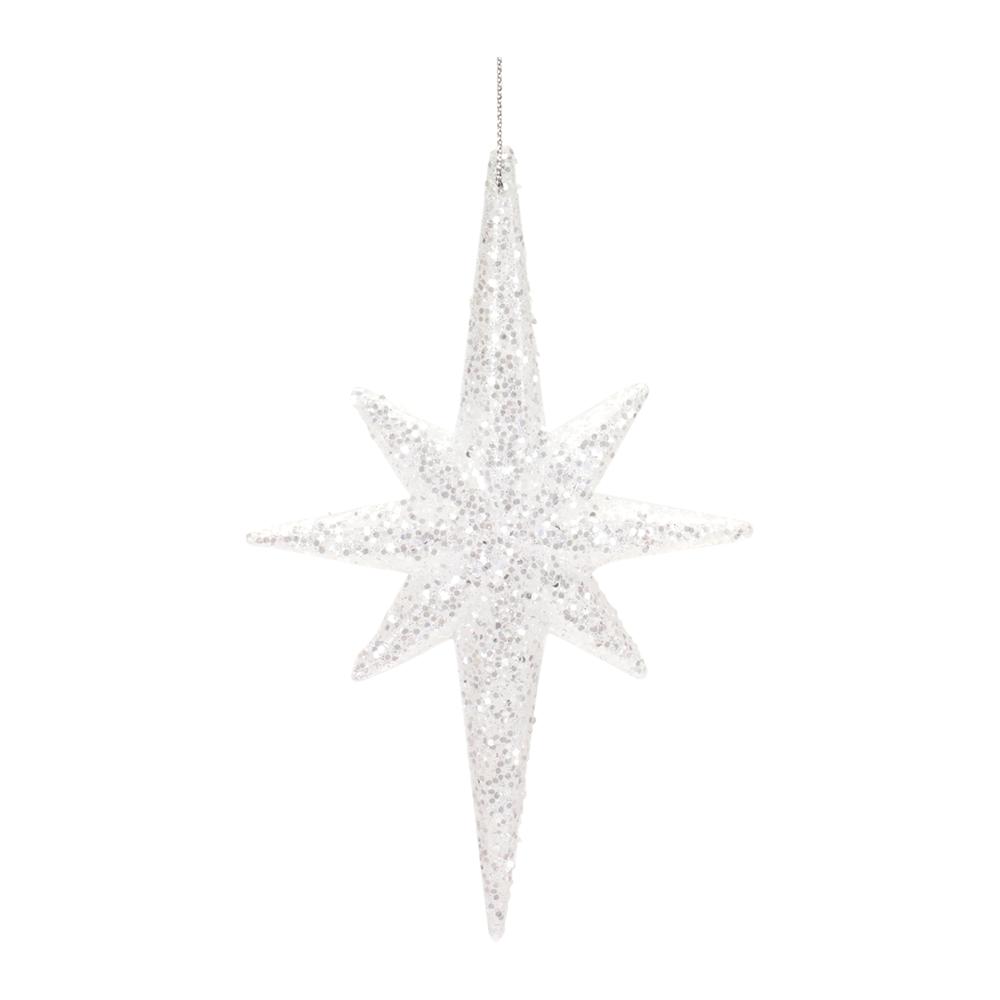 Star Drop (Set of 24) 5.25"H Acrylic. Picture 1