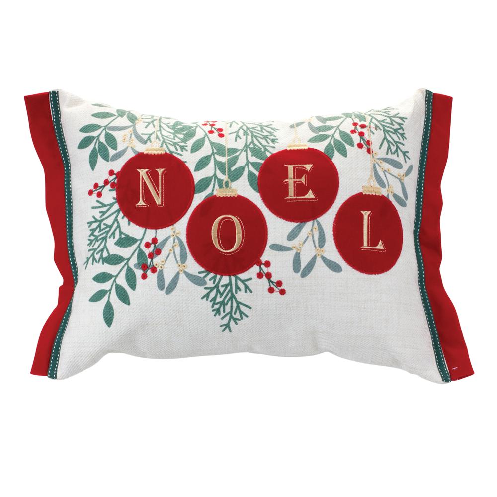 Noel Pillow 19"L x 12"H Polyester. Picture 1