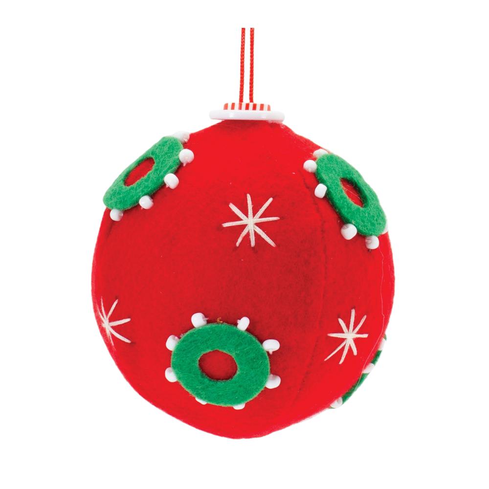 Ball Ornament (Set of 12) 3"D Polyester. Picture 3