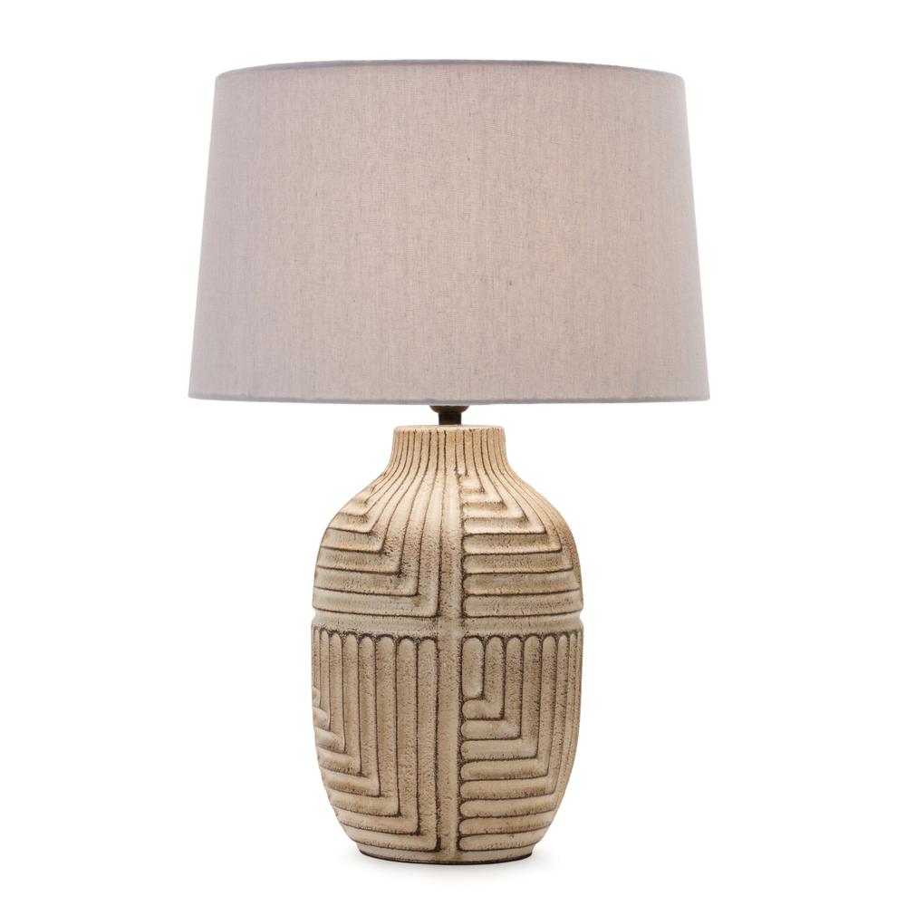 Table Lamp 24"H Ceramic/Linen Max 60W. Picture 1
