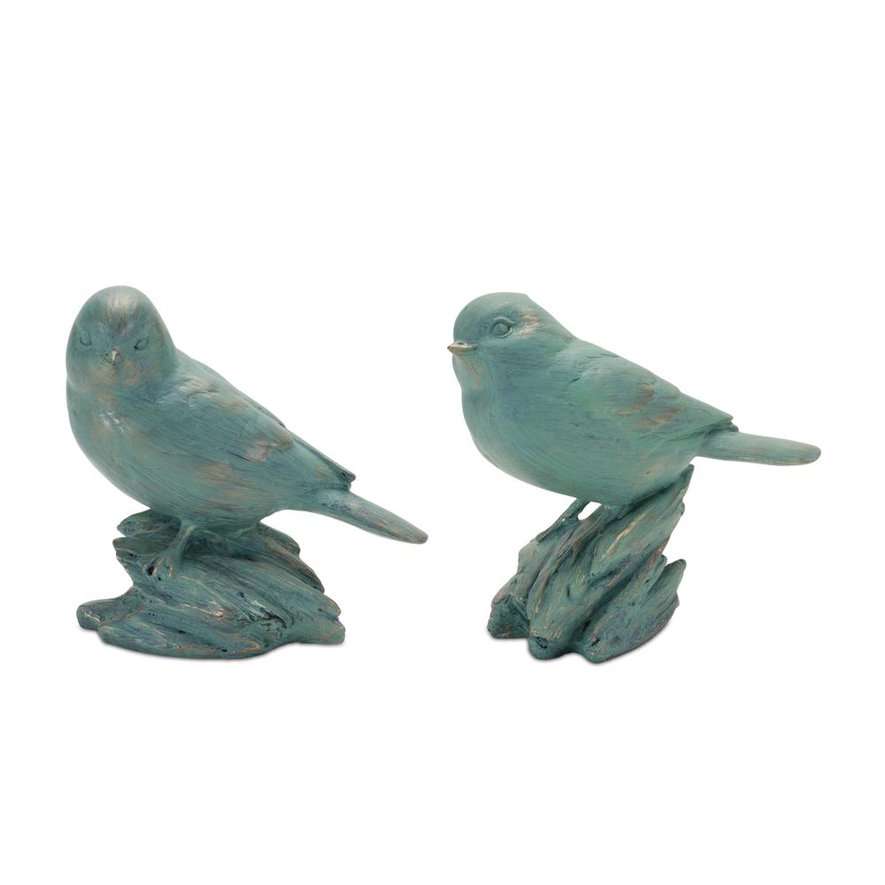 Bird (Set of 6) 5"H Resin. Picture 1