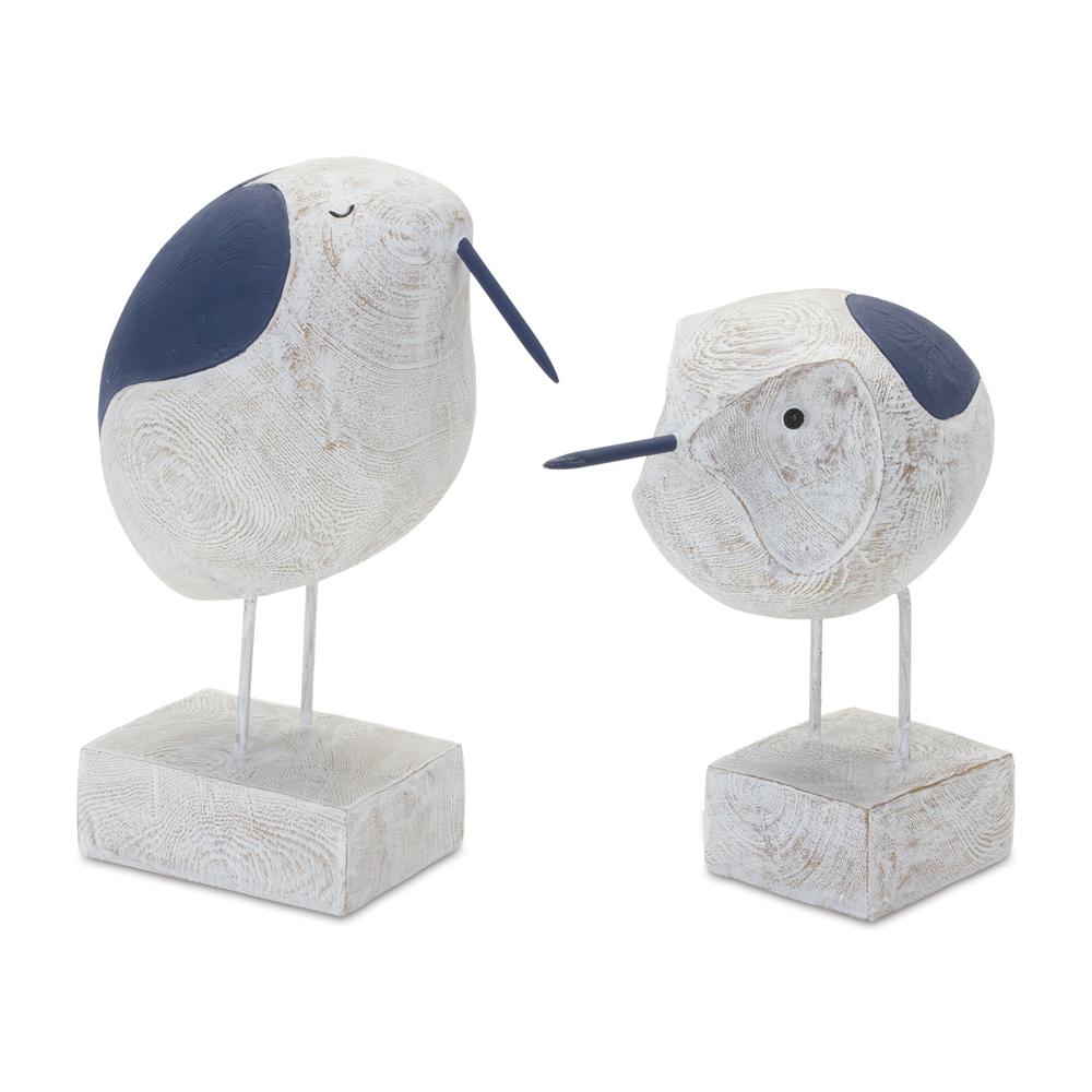 Bird (Set of 2) 7.5"H, 9.25"H Resin. Picture 1