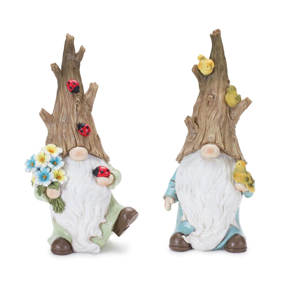 Gnome (Set of 2) 12.75"H Resin. Picture 1