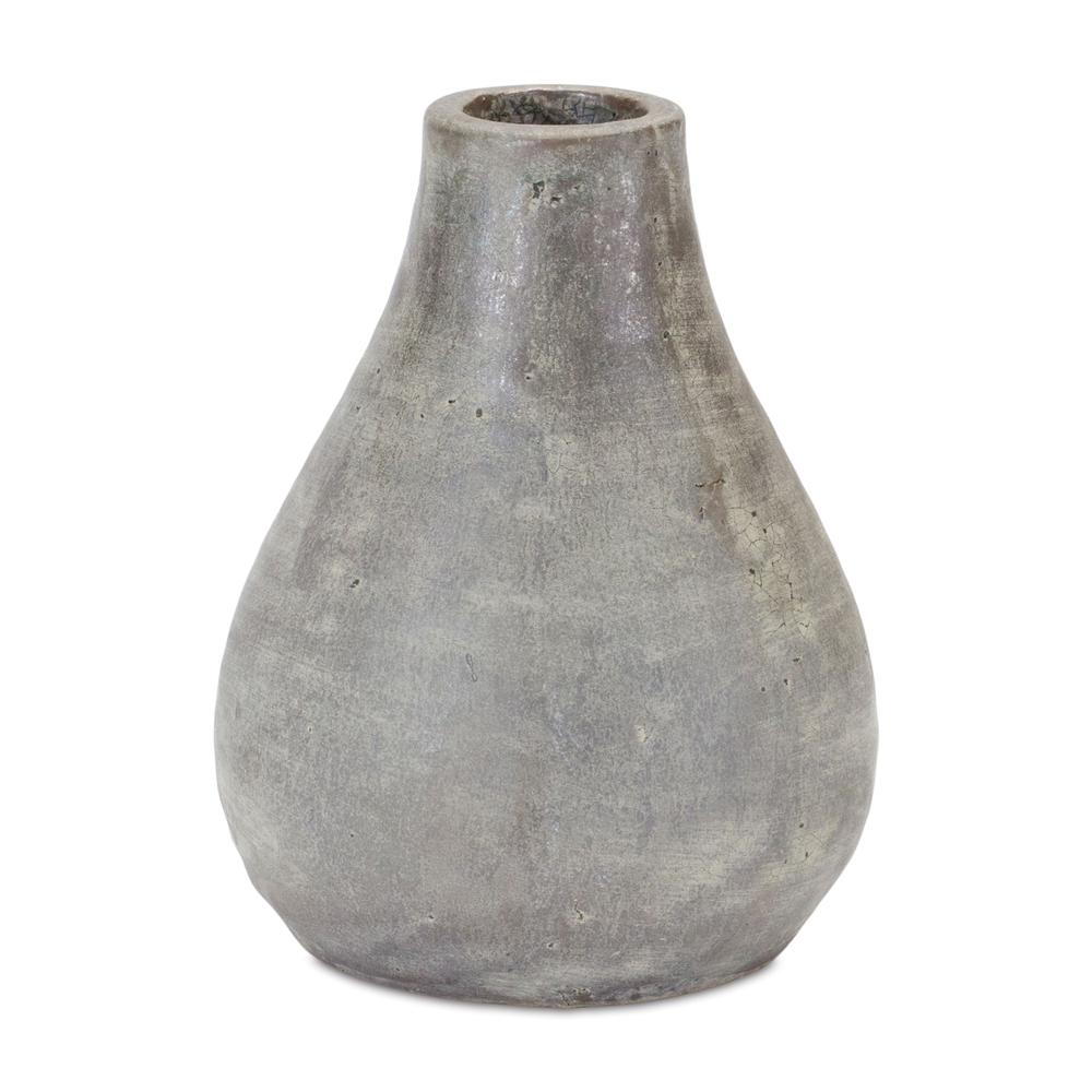 Vase (Set of 2) 6"H Terra Cotta. Picture 1
