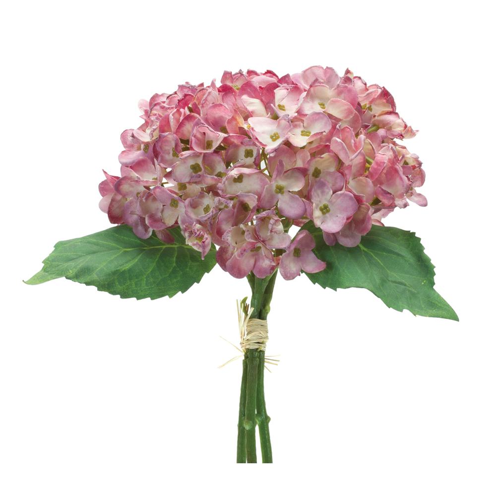 Hydrangea Bundle (Set of 6) 13"H Polyester. Picture 1