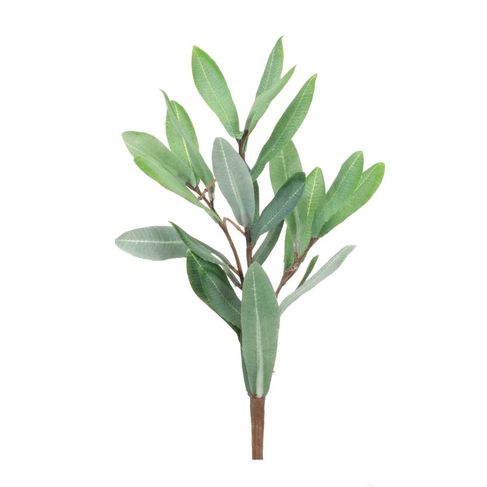 Olive Leaf Pick (Set of 12) 10.5"H Polyester. Picture 1