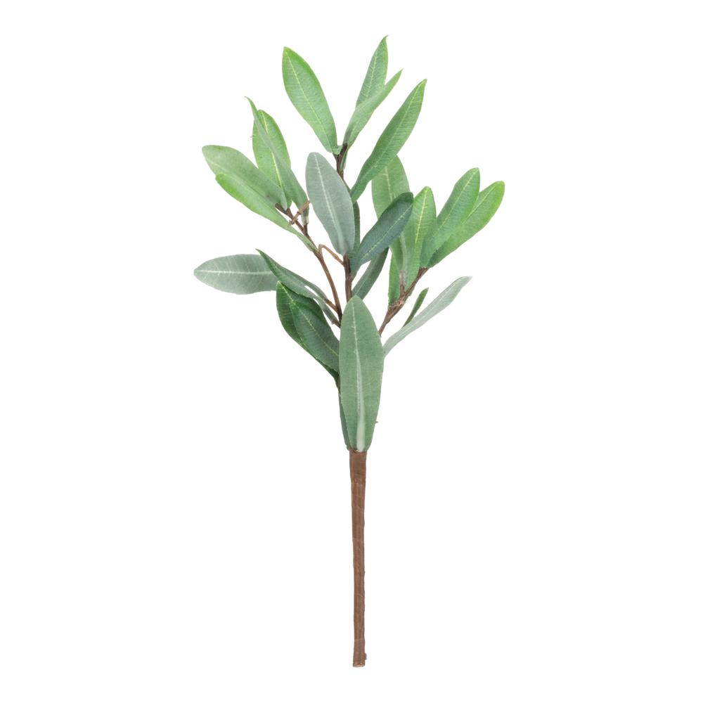 Olive Leaf Pick (Set of 12) 10.5"H Polyester. Picture 2