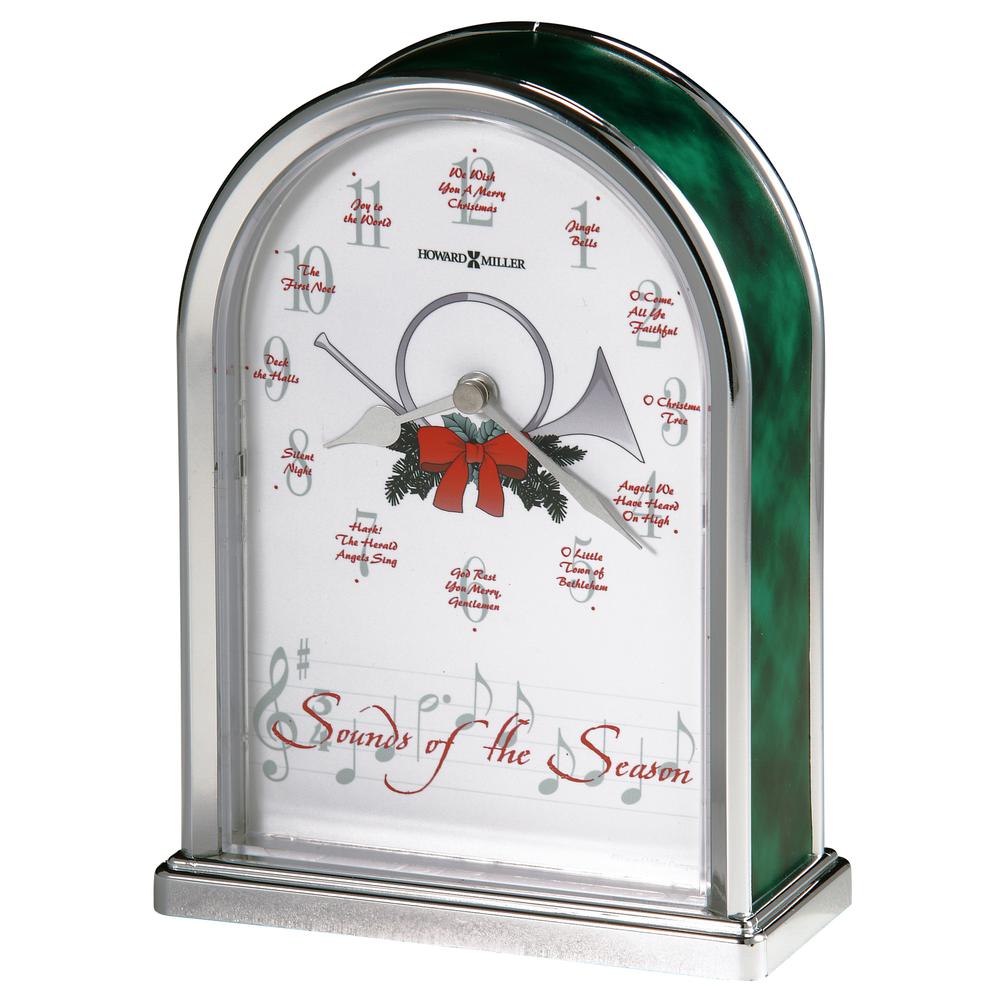 Howard Miller Sounds Of The Season Tabletop Clock. Picture 1