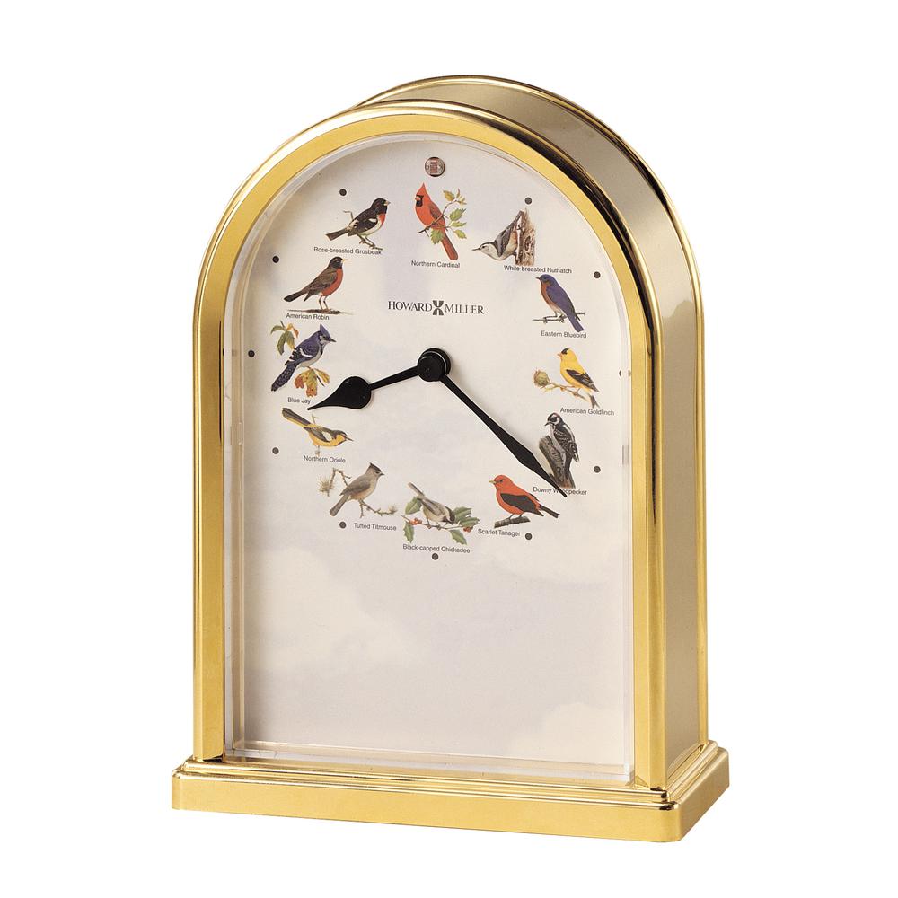 Howard Miller Song Birds Of North America IIi Tabletop Clock. Picture 1