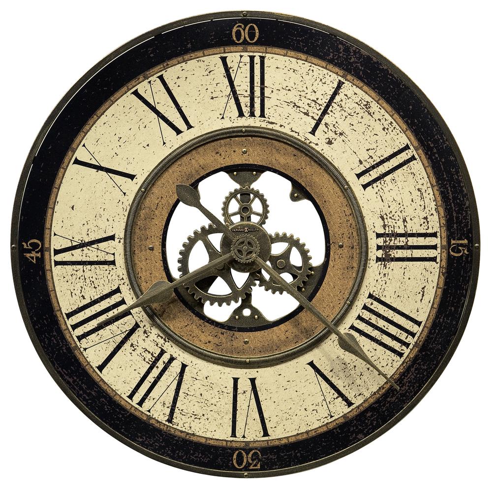 Howard Miller Brass Works Wall Clock. Picture 1