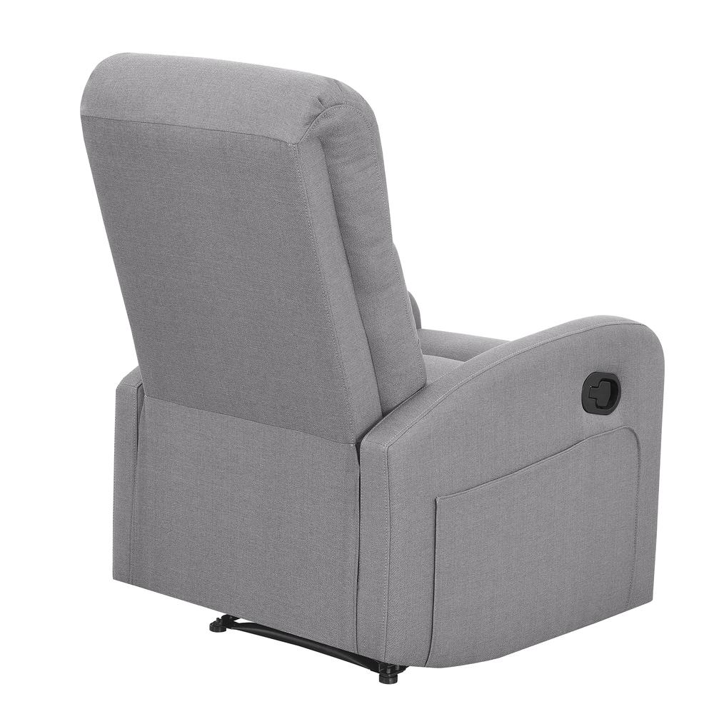 Charlotte Manual Upholstered Recliner, Cement. Picture 6