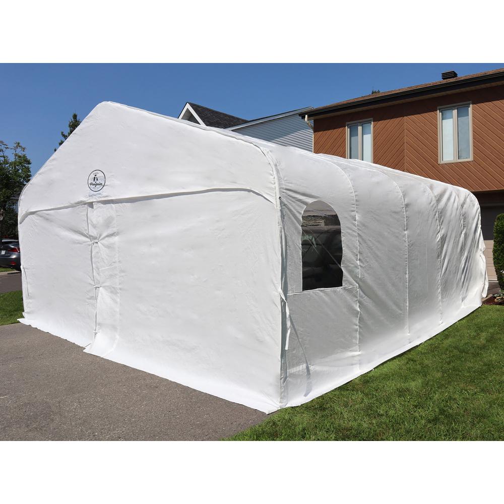 Deluxe Double Car Shelter 18 ft x 20 ft.. Picture 3