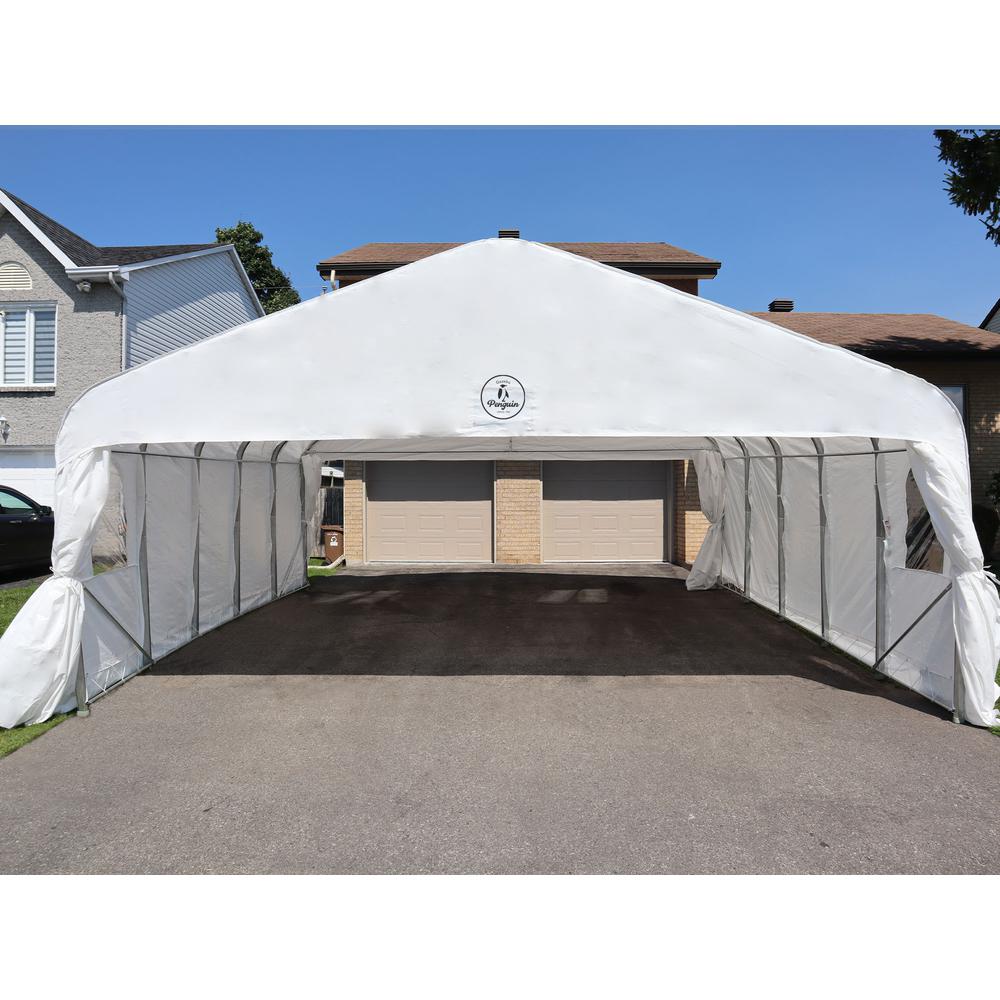 Deluxe Double Car Shelter 18 ft x 20 ft.. Picture 4