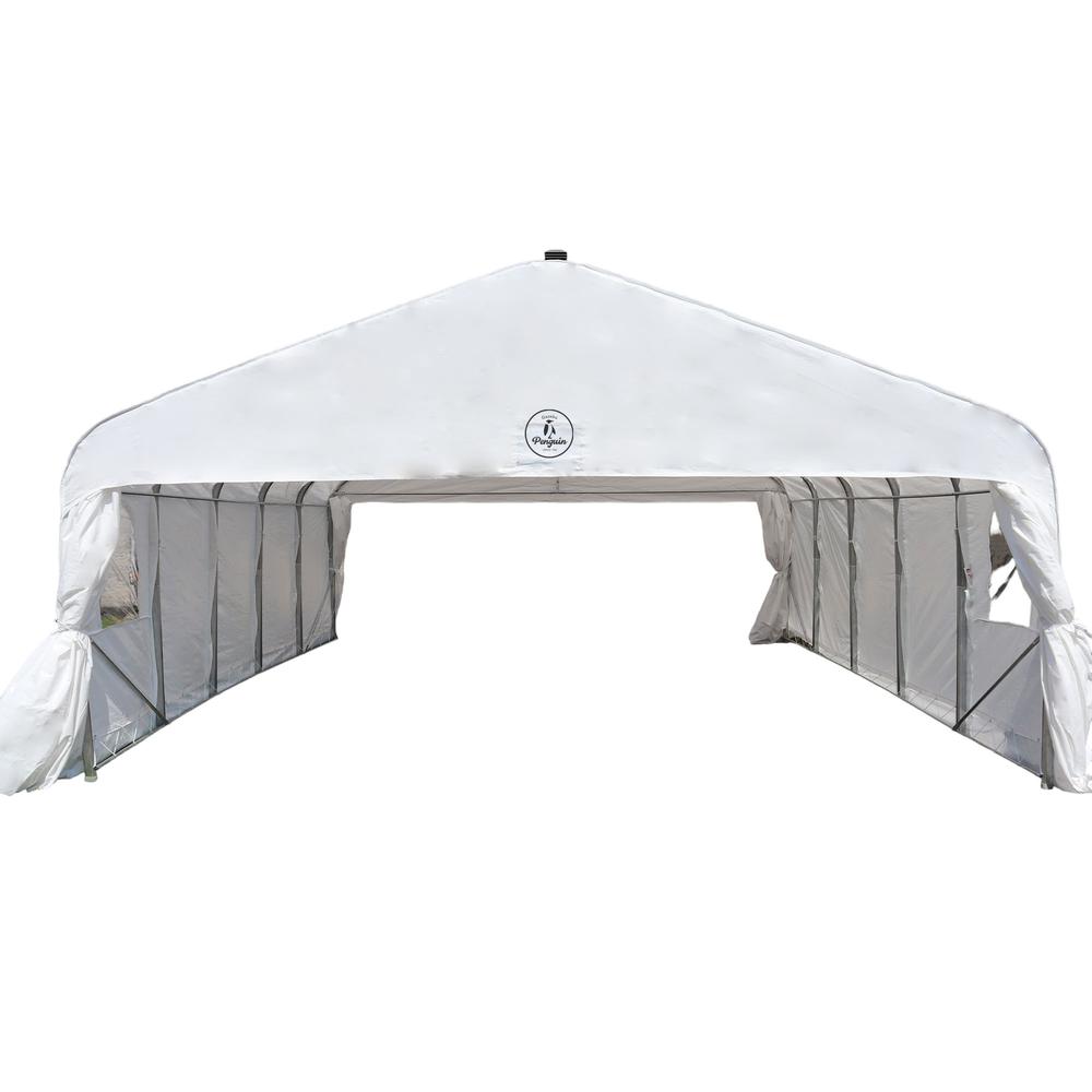 Deluxe Double Car Shelter 18 ft x 20 ft.. Picture 1