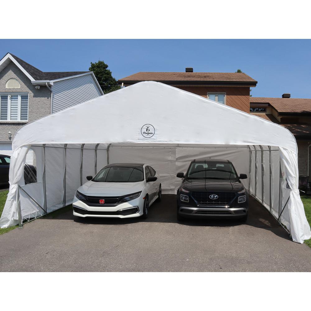 Deluxe Double Car Shelter 18 ft x 20 ft.. Picture 5