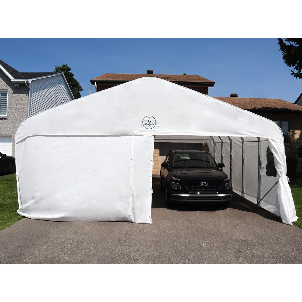 Deluxe Double Car Shelter 18 ft x 20 ft.. Picture 6