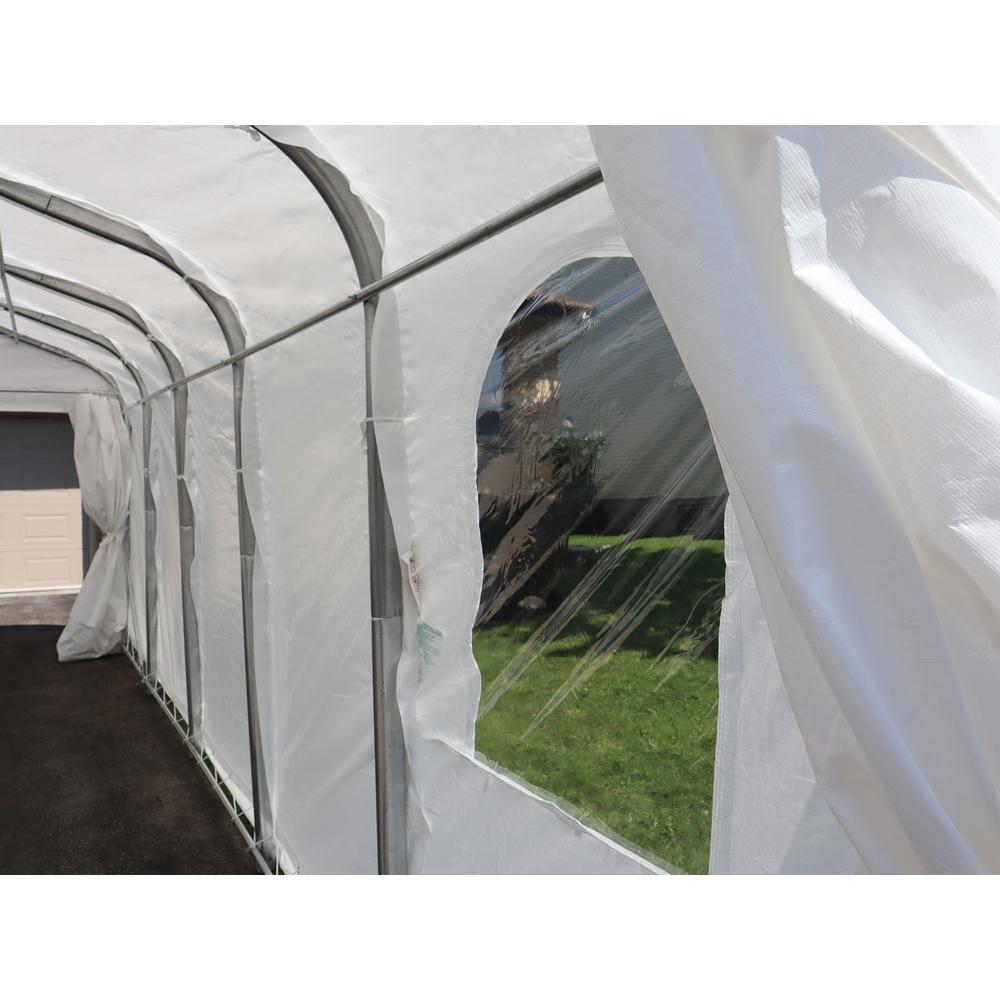 Deluxe Double Car Shelter 18 ft x 20 ft.. Picture 7