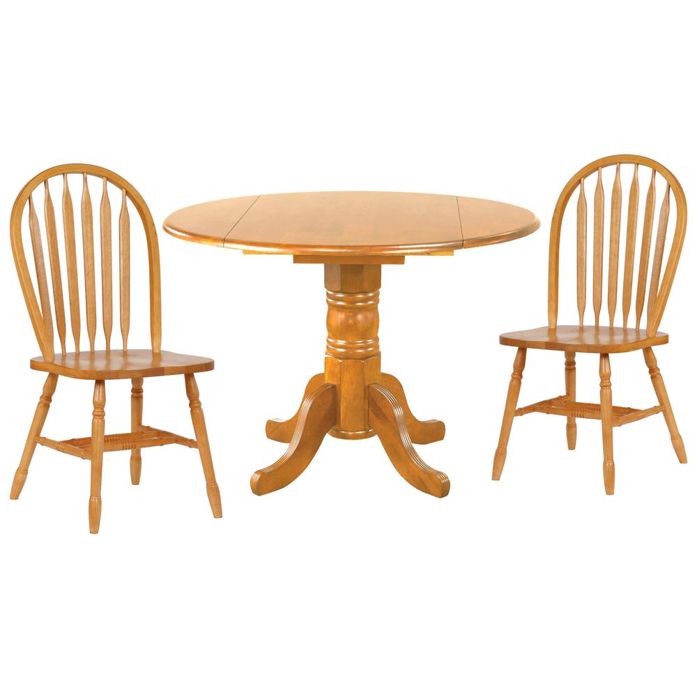 Dining Set with 2 Arrowback Windsor Chairs. Picture 7