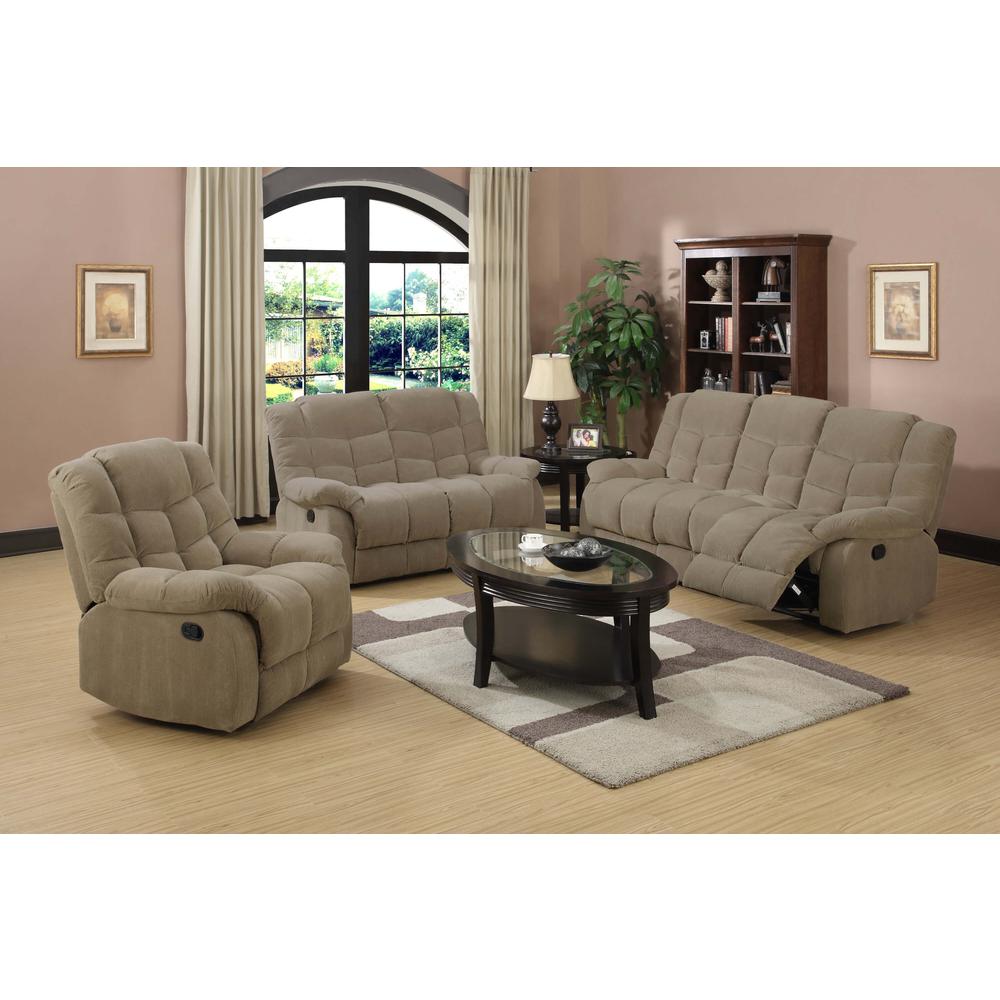 Heaven on Earth 3 Piece Reclining Living Room Set. Picture 1