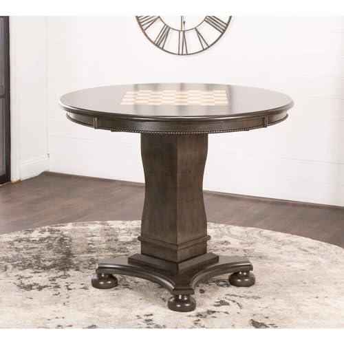 Vegas 42.5" Round Counter Height Dining, Chess and Poker Table. Picture 3