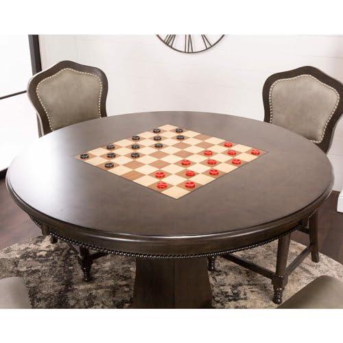 Vegas 42.5" Round Counter Height Dining, Chess and Poker Table. Picture 6