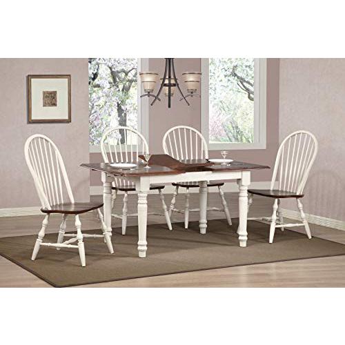 Andrews 5 Piece 48-60" Rectangular Extendable Dining Set. Picture 6