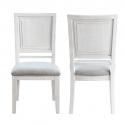 Dining Side Chair | Padded Upholstered Seat | Set of 2. Picture 3