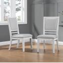 Dining Side Chair | Padded Upholstered Seat & Back | Set of 2. Picture 3