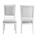 Dining Side Chair | Padded Upholstered Seat & Back | Set of 2. Picture 1