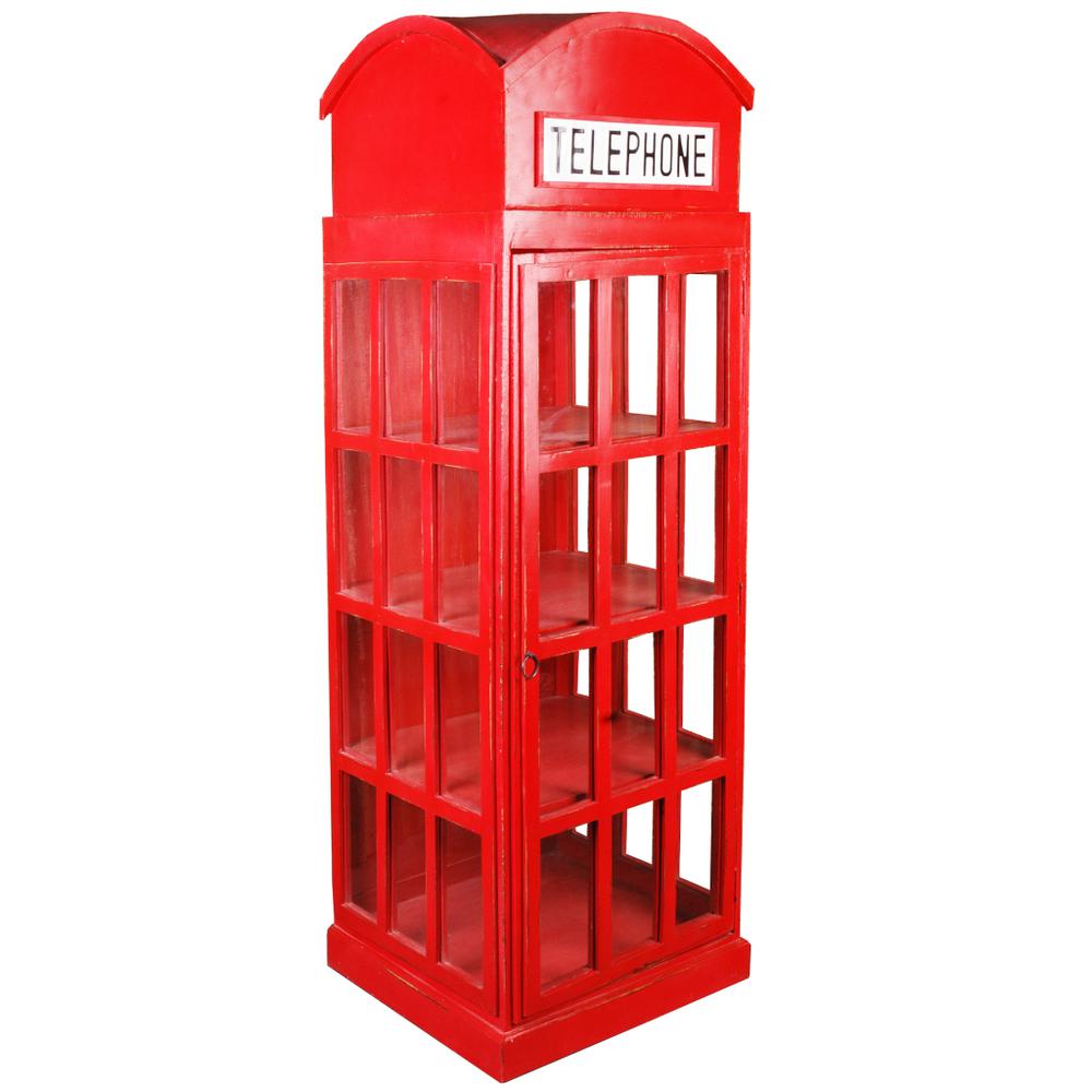 Cottage English Phone Booth Cabinet. Picture 1