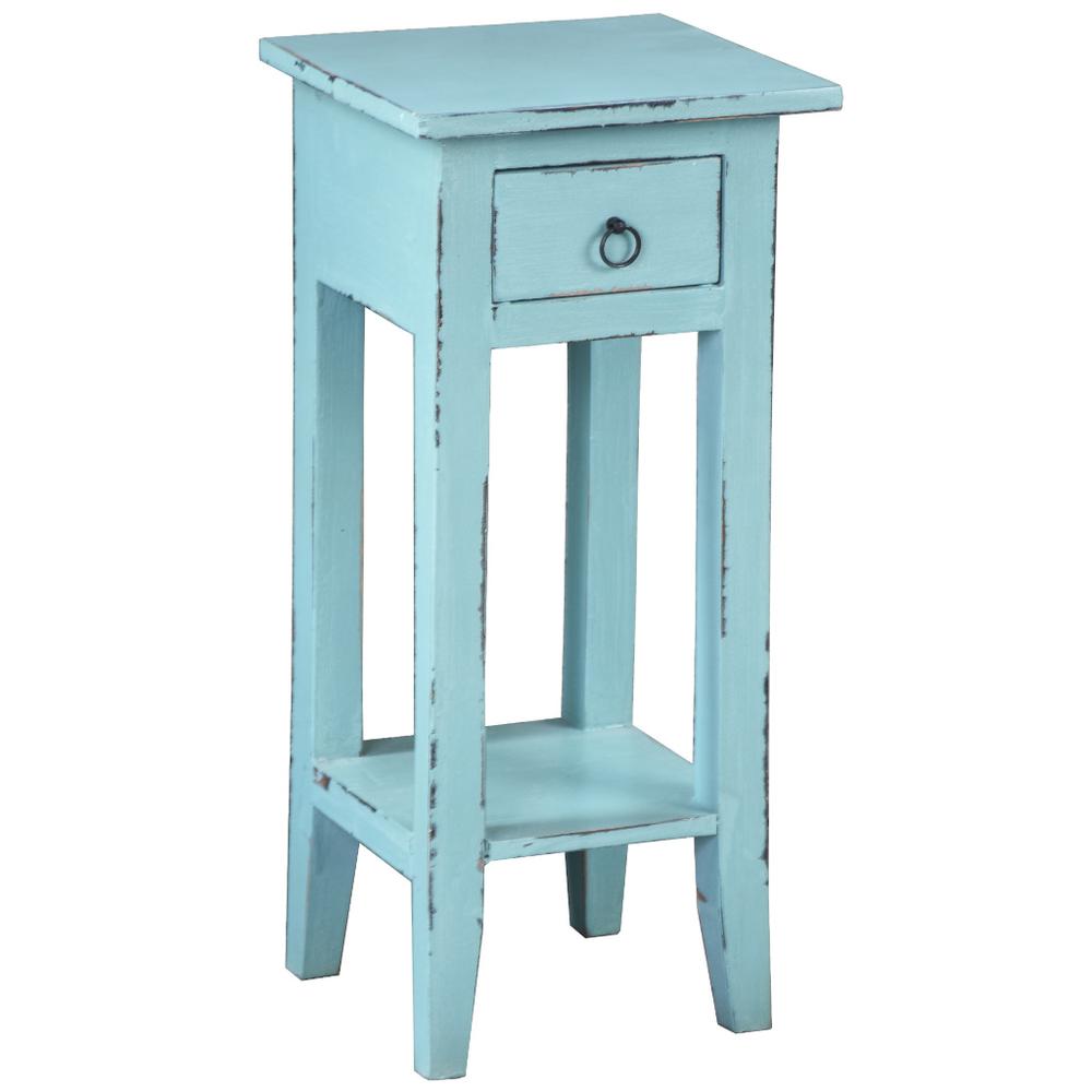 Cottage Narrow Side End Table. Picture 1