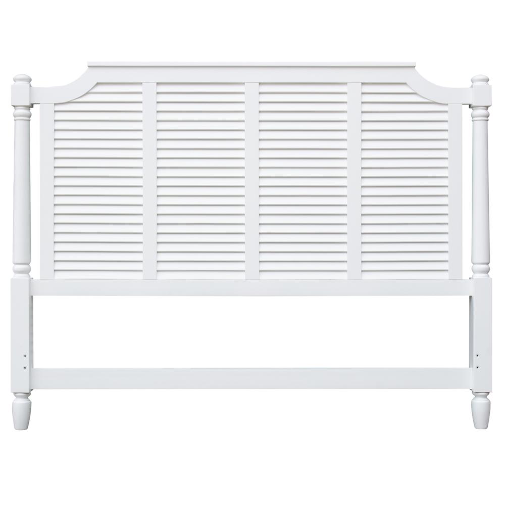White Shutter Wood Queen Bed. Picture 3
