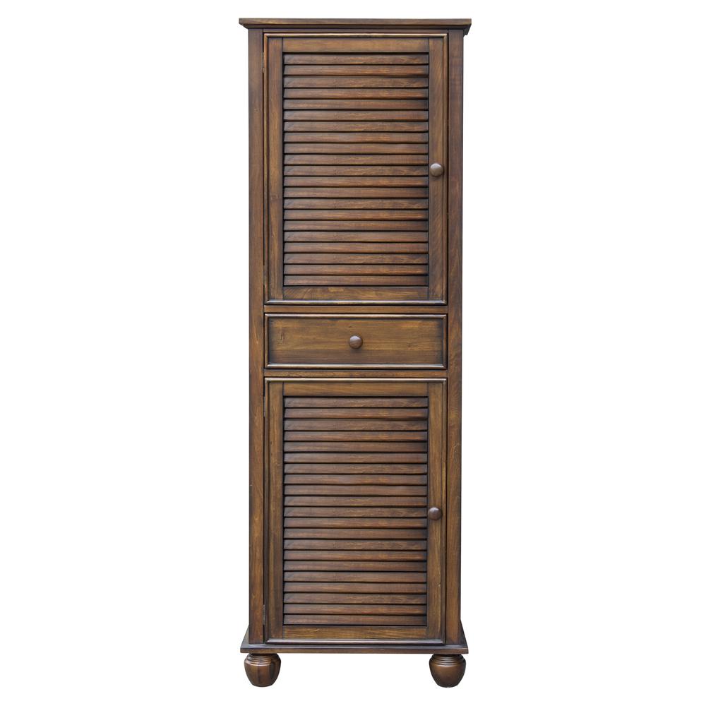 Bahama Shutter Wood Tall Cabinet. Picture 10