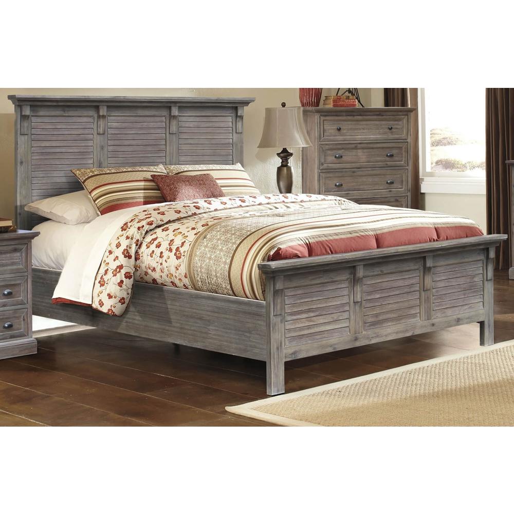 Solstice Gray King Bed. Picture 5
