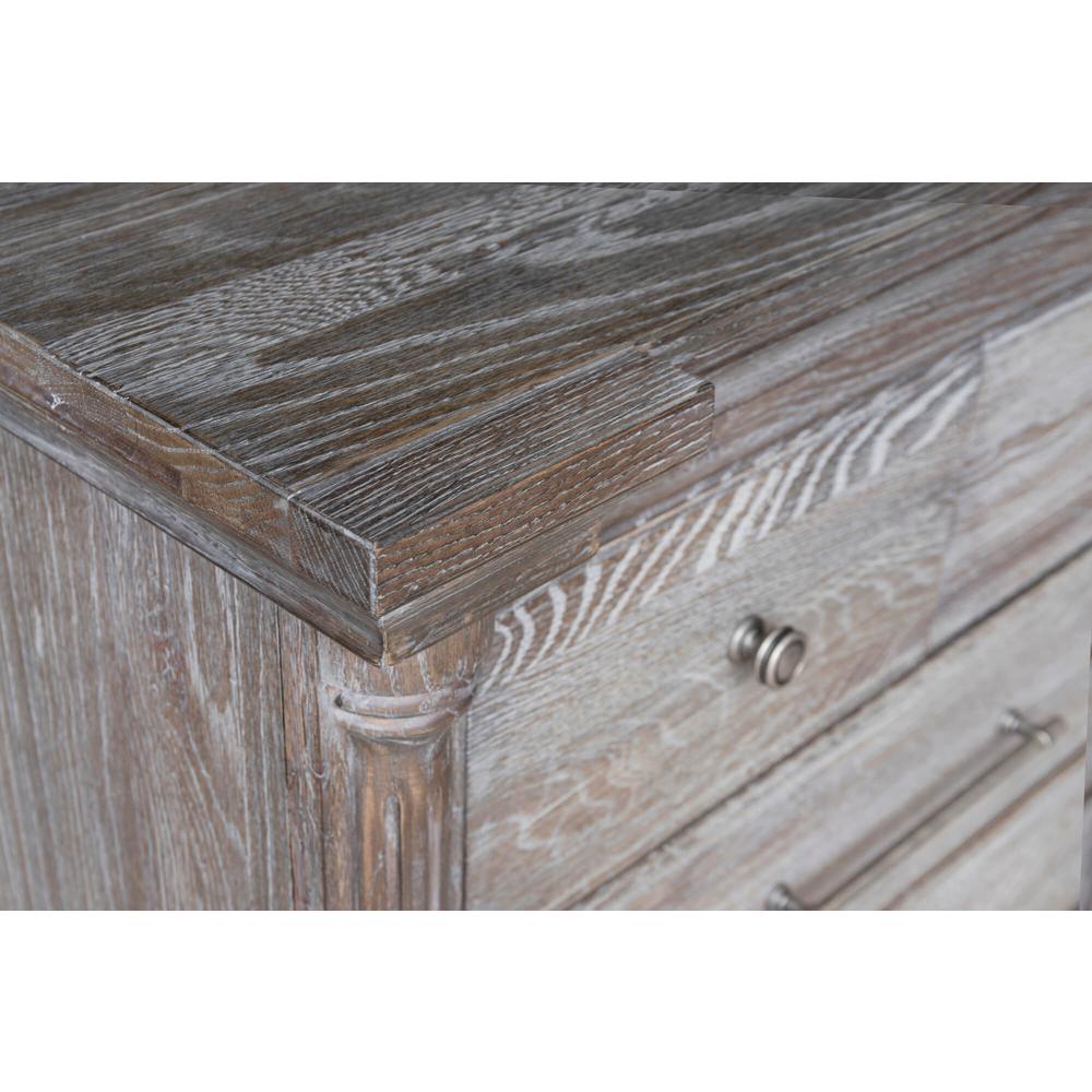 Sunset Trading Fawn Gray 6 Drawer Bedroom Chest. Picture 9