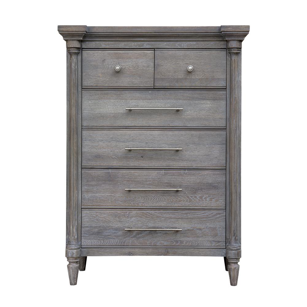 Sunset Trading Fawn Gray 6 Drawer Bedroom Chest. Picture 22