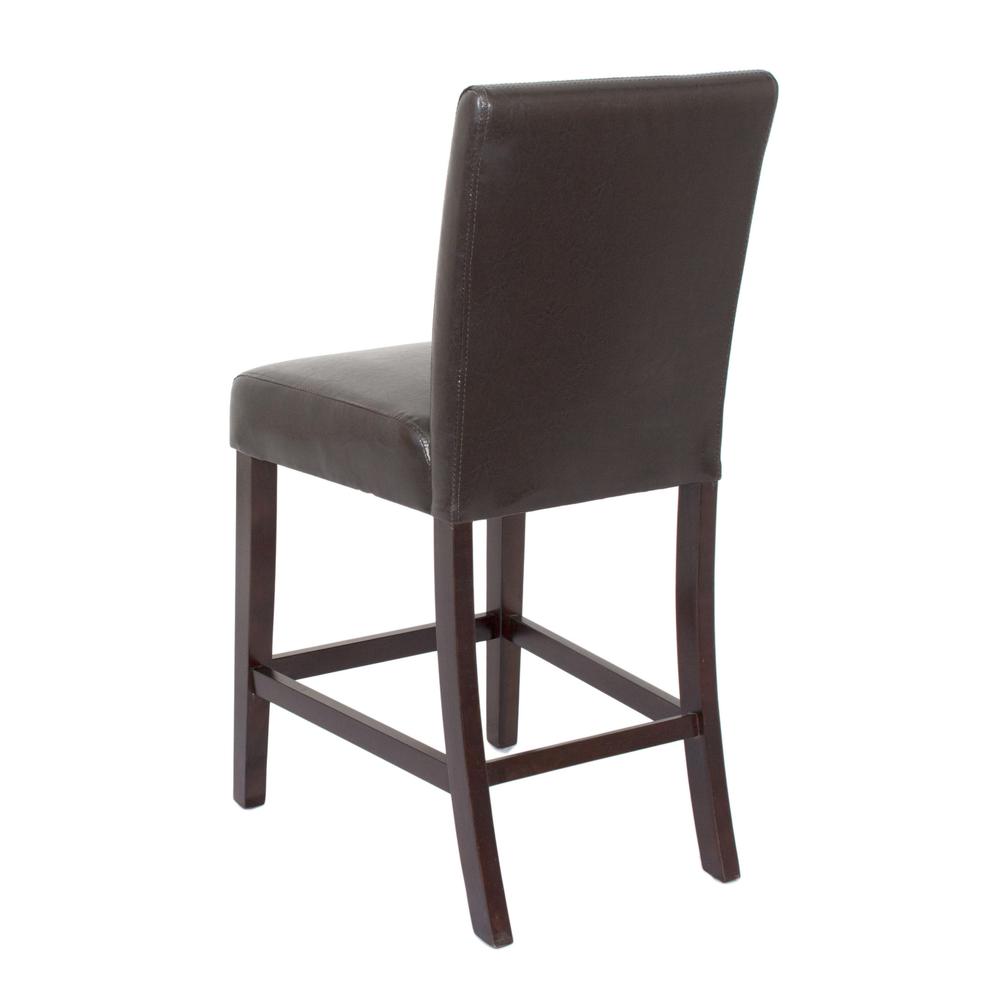 Sunset Trading Kemper 24" Parson Barstool in Espresso | Set of 2. Picture 2
