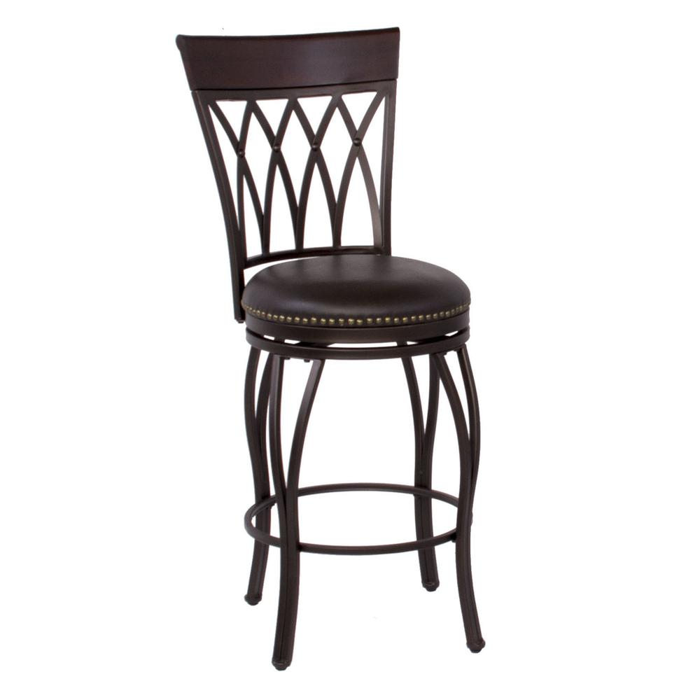 Sunset Trading 30" Victoria Highback Swivel Barstool. Picture 5