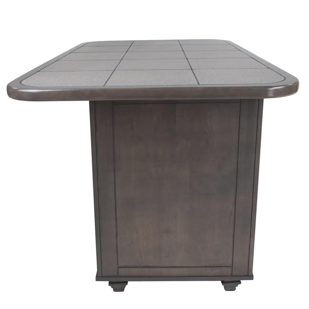 Shades of Gray 3 Piece Kitchen Island Set. Picture 8