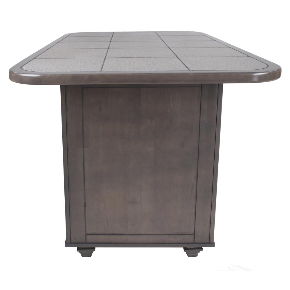 Shades of Gray 3 Piece Kitchen Island Set. Picture 7