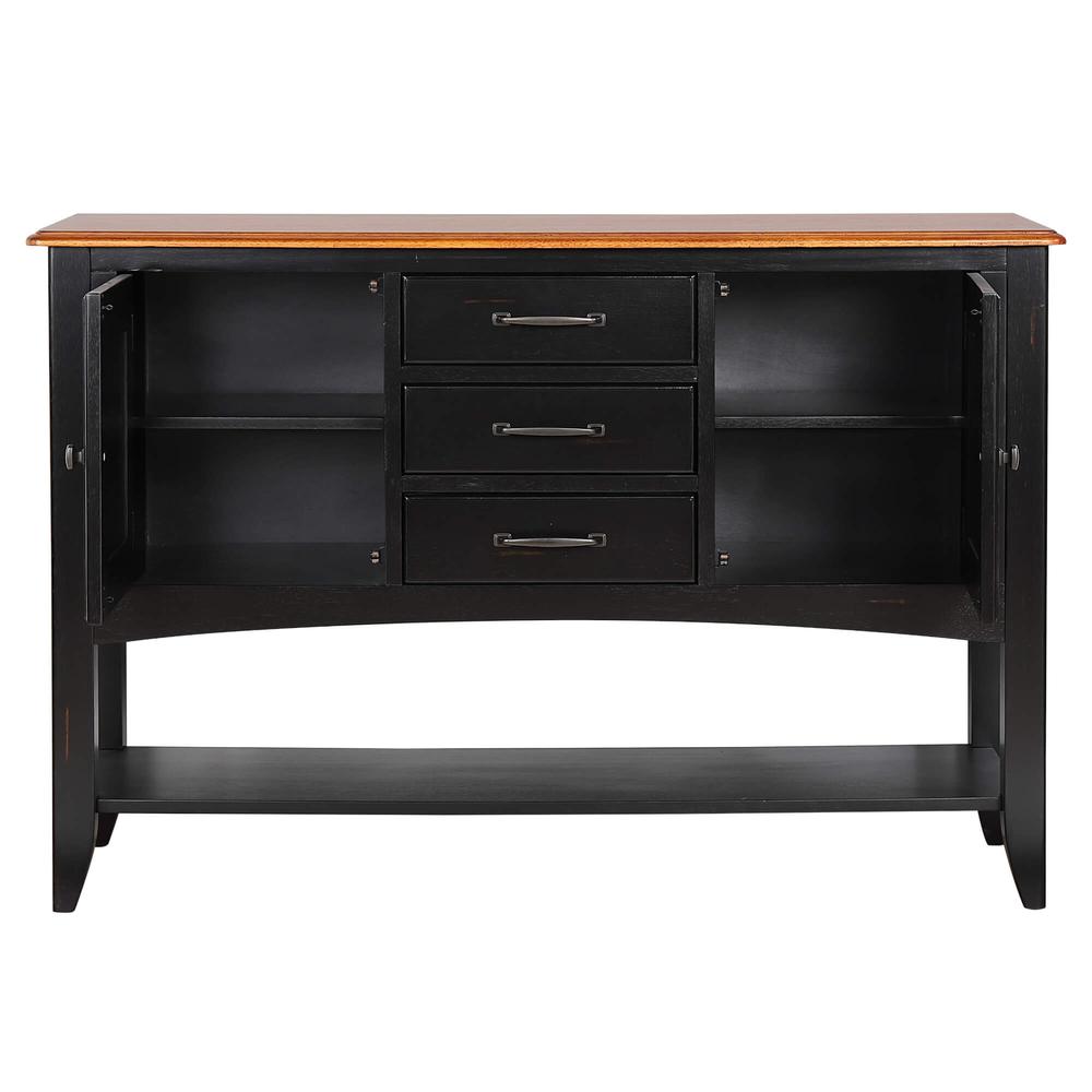 Selections Sideboard with Large Display Shelf. Picture 1