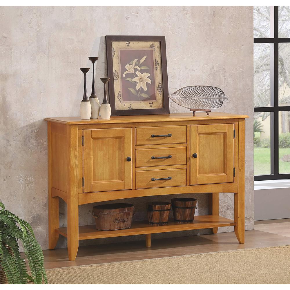 Selections Sideboard with Large Display Shelf. Picture 8