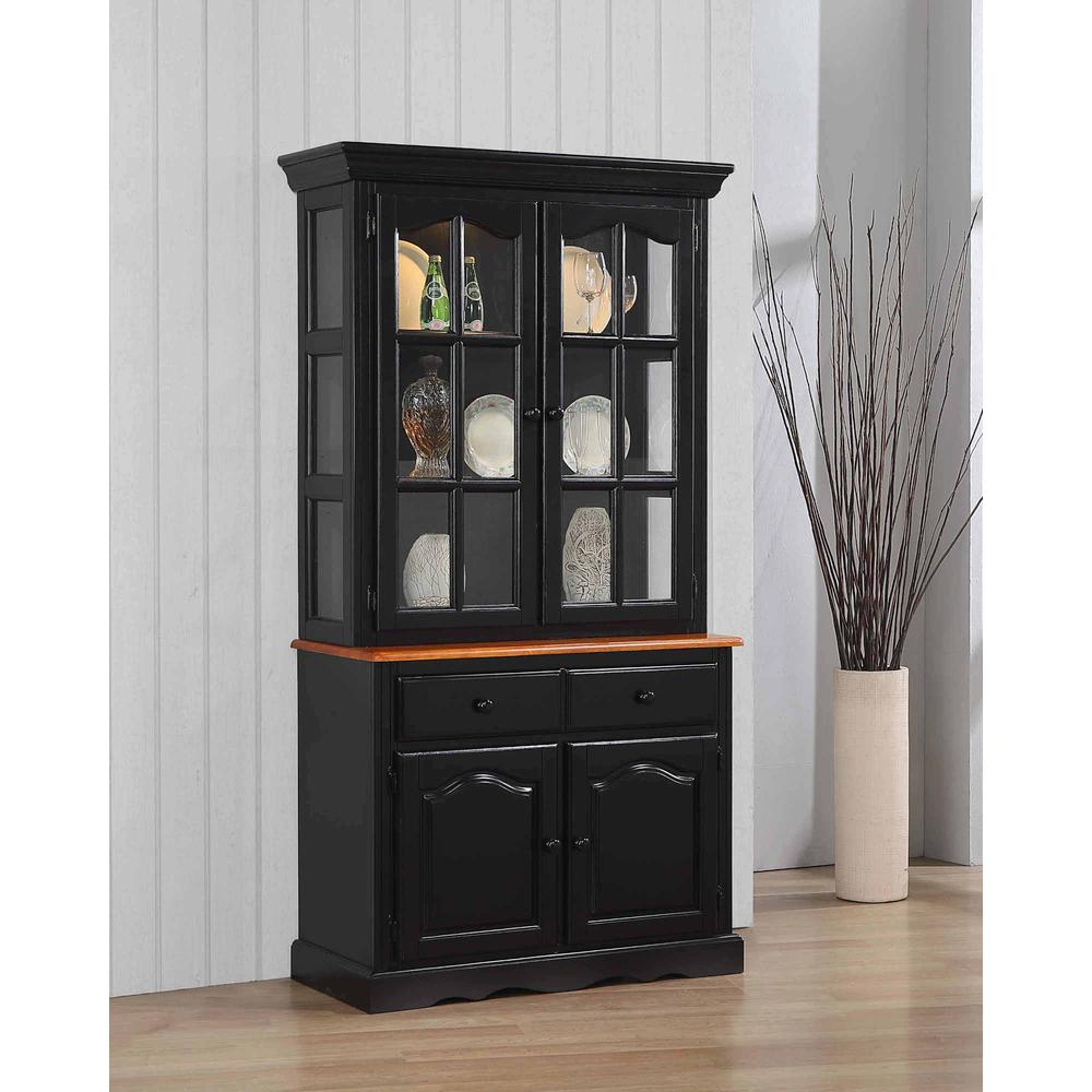 Selections 38"W China Cabinet with Glass Doors. Picture 8