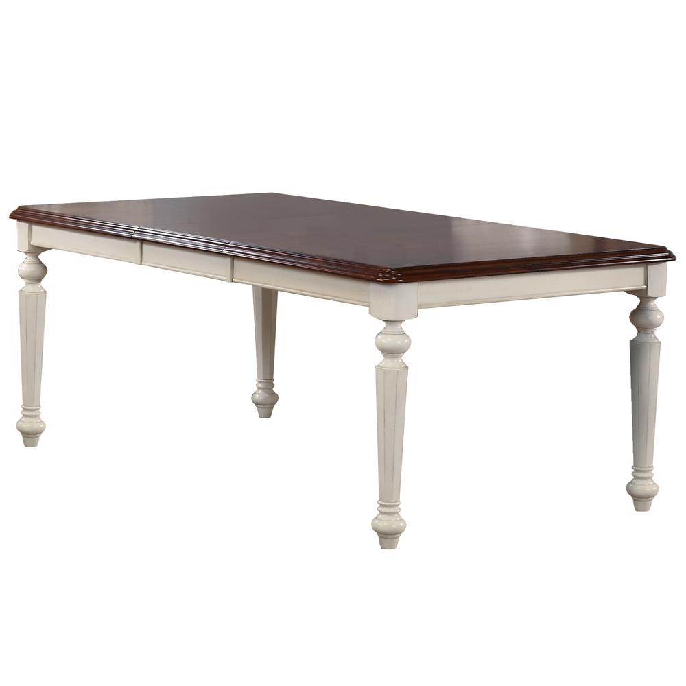 Andrews 58-76" Rectangular Butterfly Extendable Dining Table. Picture 4