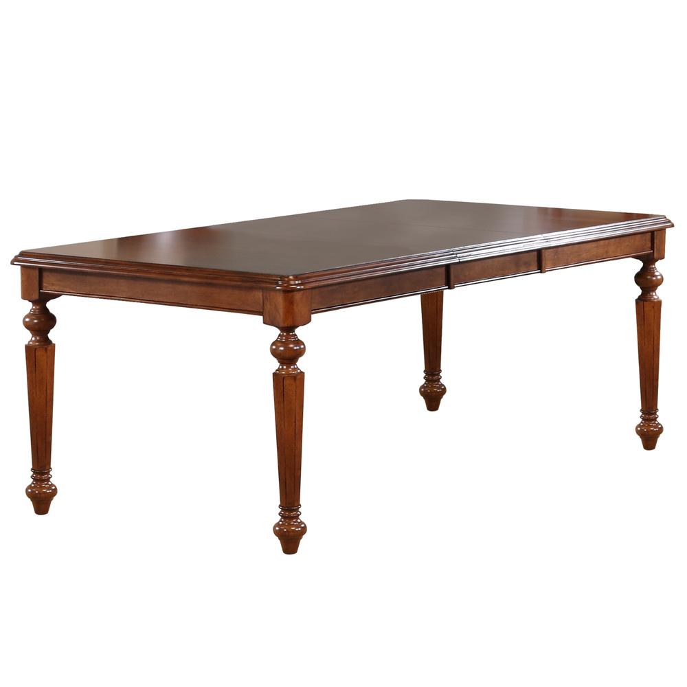 Andrews 58-76" Rectangular Extendable Butterfly Leaf Dining Table. Picture 3