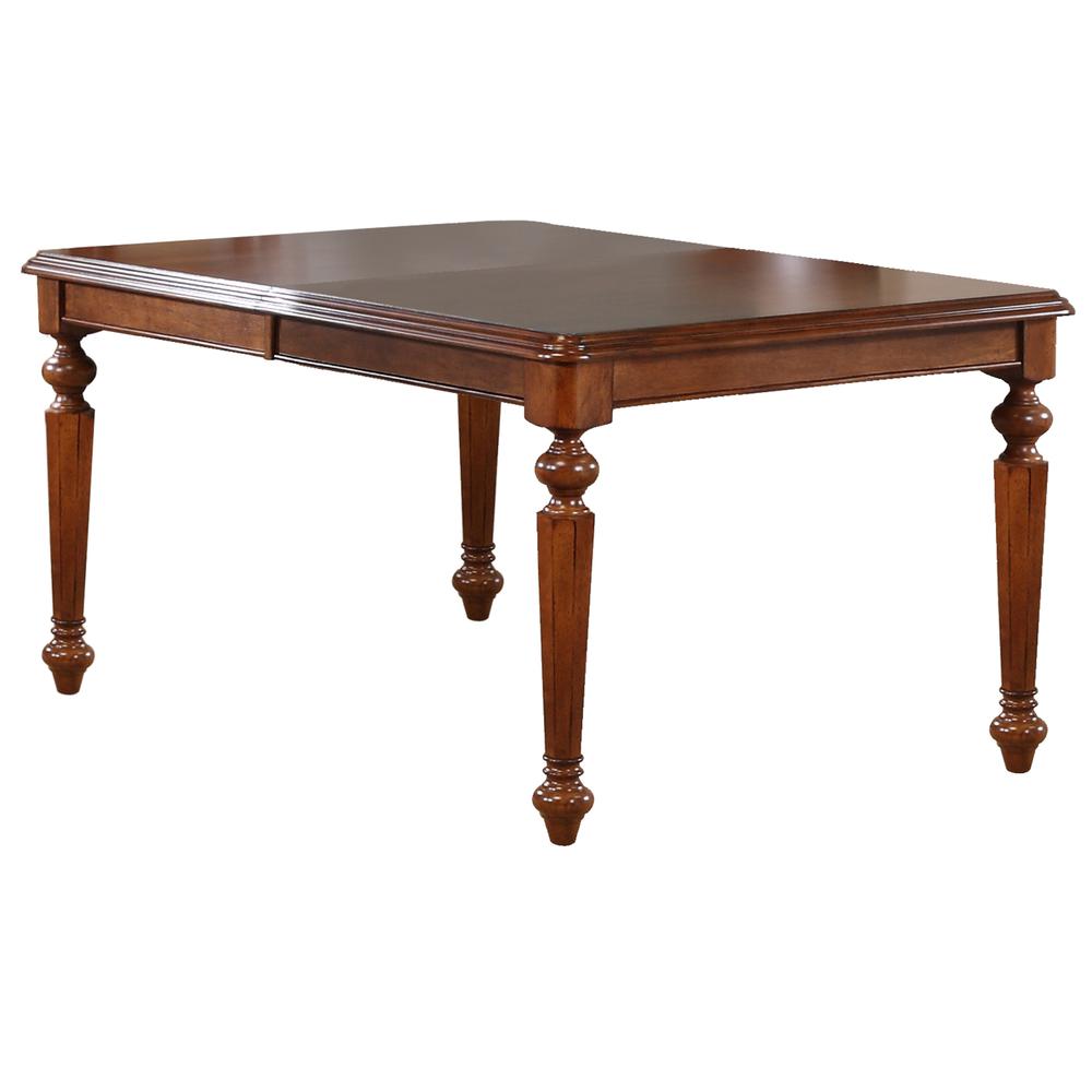 Andrews 58-76" Rectangular Extendable Butterfly Leaf Dining Table. Picture 2