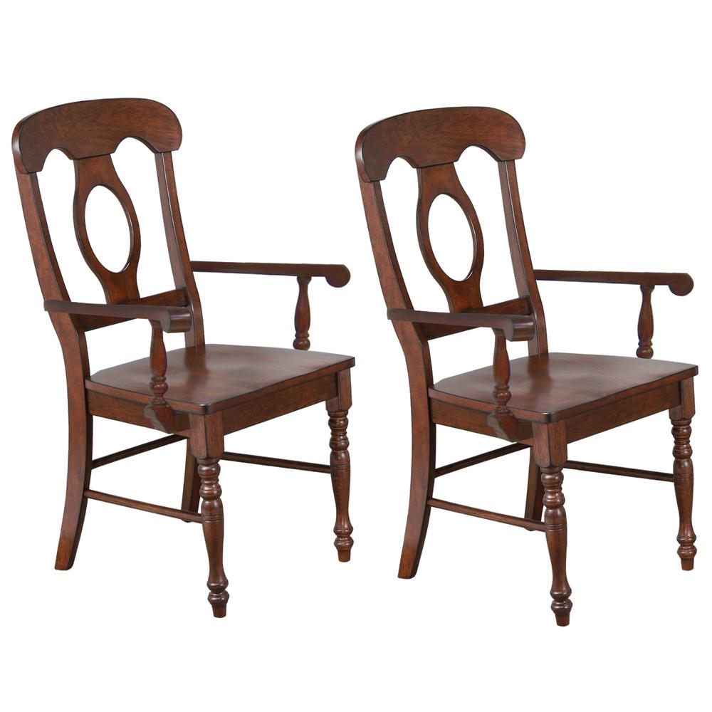 Andrews Napoleon Dining Chair with Arms. Picture 1