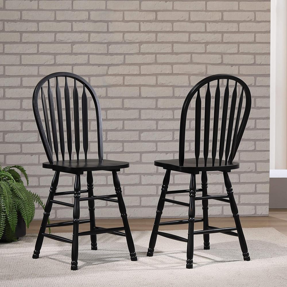 Selections Arrowback Windsor 24" Barstool. Picture 2